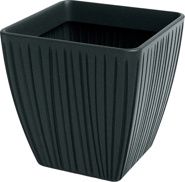 Prosperplast Blumentopf Fero Square in Charcoal, B/T/H: 48 x 48 x 48 cm - Bild 1