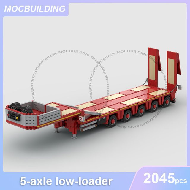 MOCBUILDING 5-Achs-Tieflader, Bausteine, 2045 Teile - Bild 1