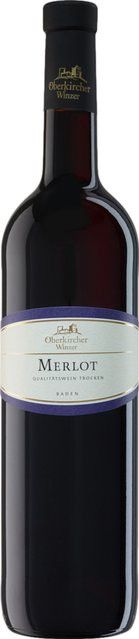 Oberkircher Winzer Vinum Nobile Merlot Rotwein, trocken, Baden, 2024, 0,75 l - Bild 1