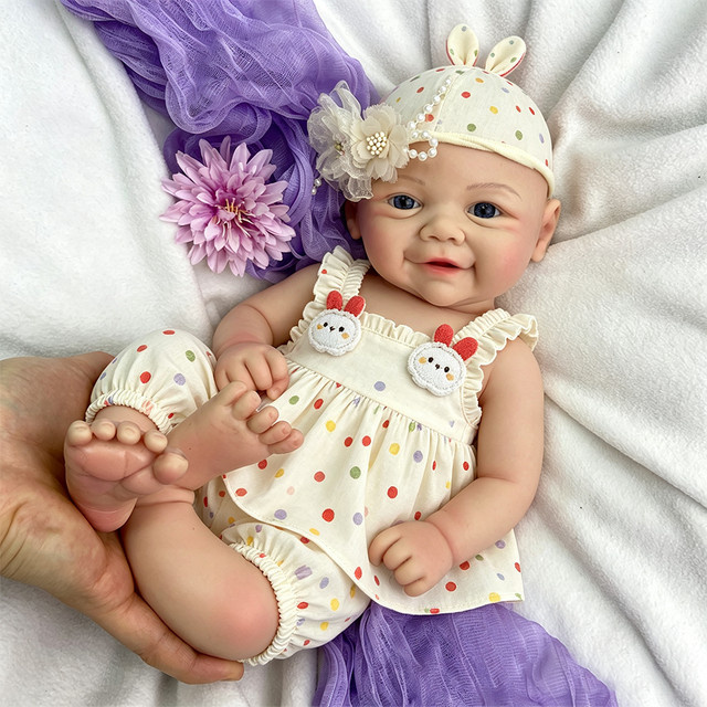 Vivienne Silikon-Reborn-Puppe, 17 Zoll, Silikon - Bild 1