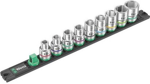 Wera C Imperial Steckschlüsselsatz zöllig 1/2 Zoll 9-teilig 05005480001 - Bild 1