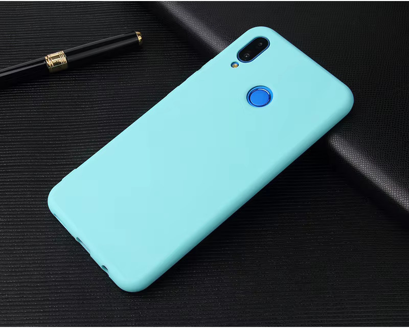 Weiche Silikonhülle in Rot für Huawei Y6 Y7 Y9 Prime 2019 P20 P30 Lite Honor 10 9 Lite 8X 8C Nova 3 3i - Bild 2