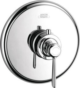 Hansgrohe Axor Montreux Fertigset Thermostatarmatur mit Hebelgriff in Brushed Nickel - Bild 1