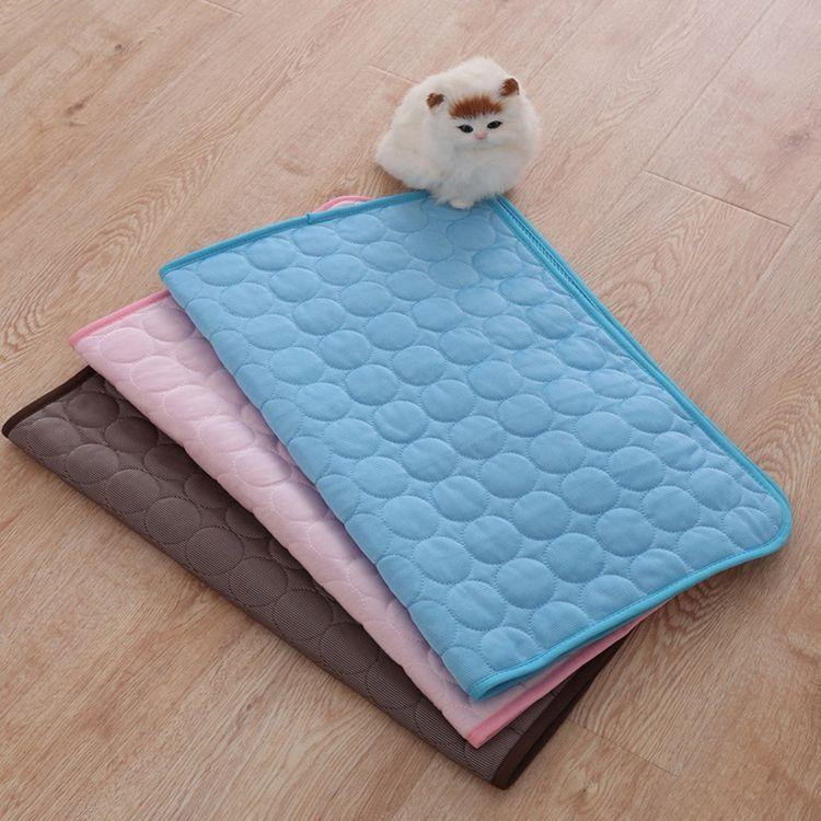 Hunde-Kühlmatte TTikTok als Sommer-Kühlbett mit Gel für Hunde und Katzen, Farbe: Kaffeebraun, B/T: 60 x 50 cm - Bild 2