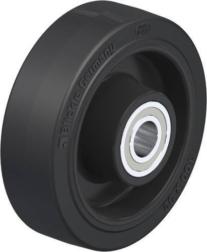 Blickle Kunststoff-Rad POEV 100/15K in Schwarz mit 100 mm Durchmesser und 200 kg Tragfähigkeit - Bild 1