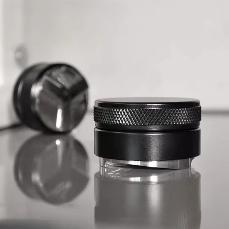 XMSJ Kaffee-Nivellierer-Tamper aus Aluminiumlegierung in Schwarz, 58 mm Espresso-Verteiler-Werkzeug mit 3 Sockeln - Bild 3
