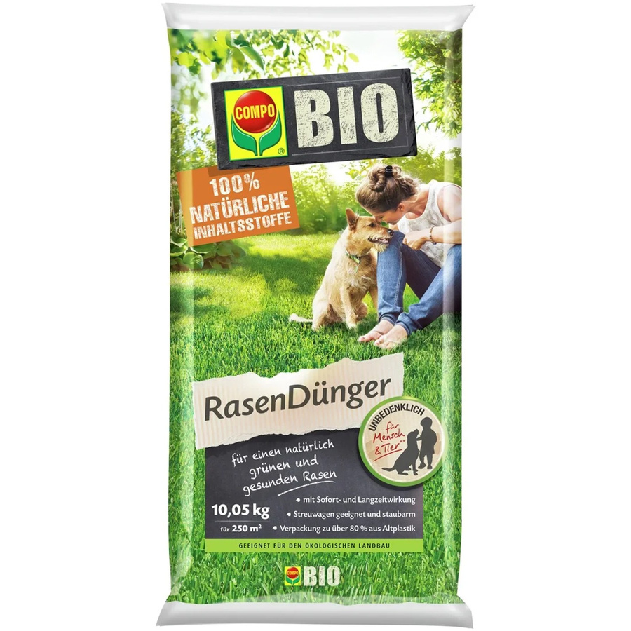 Compo BIO Rasendünger Slow-Release 10,05 kg - Bild 2