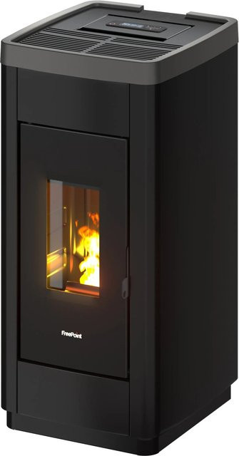 Freepoint Pelletofen Life 9 in Schwarz mit 8,5 kW Leistung und WiFi-Funktion - Bild 1
