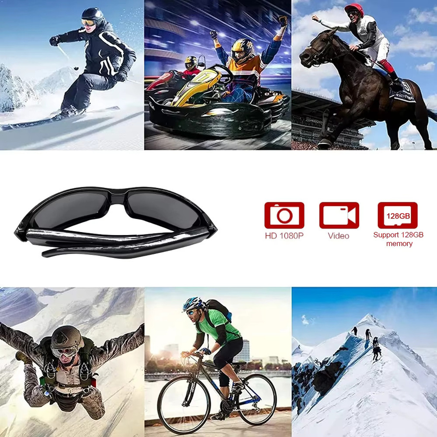 Virwir Action Camera HD 1080P für Outdoor-Radsport mit Video- und Fotoaufnahme in Schwarz - Bild 6