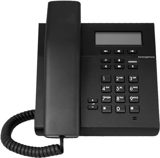 innovaphone IP102 IP-Telefon, kabelgebundenes Telefon, Schwarz - Bild 1