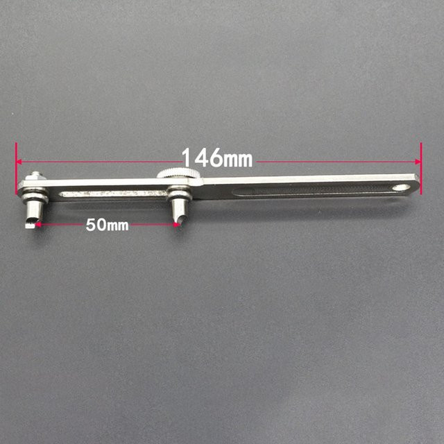 Verstellbarer Gehäuseöffner und Deckelöffner in Silber für die Uhrenreparatur - Bild 1