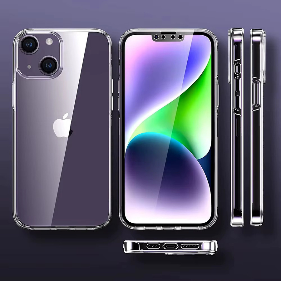 Transparente 360-Grad Ganzkörper-Schutzhülle für iPhone 11 bis iPhone 16 Pro Max mit Front- und Rückseite-Abdeckung - Bild 6