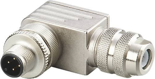 ifm Electronic E12353 Sensor-Aktor-Steckverbinder, unkonfektioniert, gewinkelt, Polzahl: 4, Farbe: Silber - Bild 1