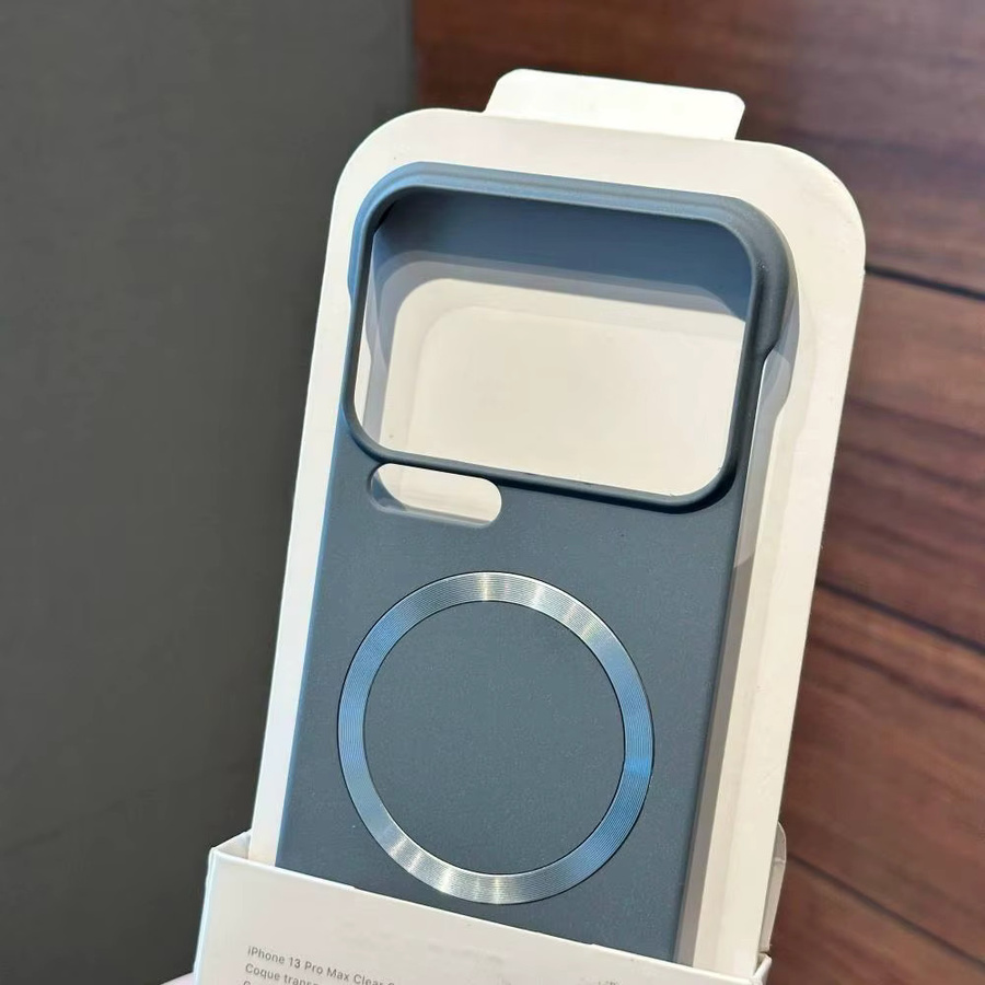 MagSafe kompatible magnetische Handyhülle für Xiaomi Mi 17 15 14 13 Pro Ultra 17 Pro Max in Blau mit mattierter metallischer Optik und Wireless Charging Funktion - Bild 2