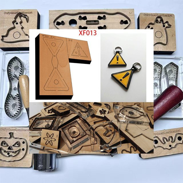 DIY Sicherheitswarnschild Stanzform für handgefertigte Projekte in Gelb - Bild 1