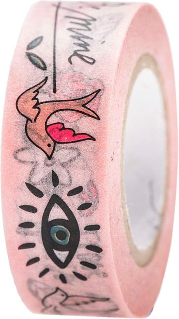 Rico Design Paper Poetry Washi Tape It must be love Pfeile Rosa Pink - Bild 1