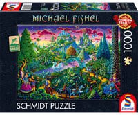 Schmidt Spiele Puzzle Fantastische Märchenwelt von Michael Fishel, Bunt / Mehrfarbig, 1000 Teile - Bild 1