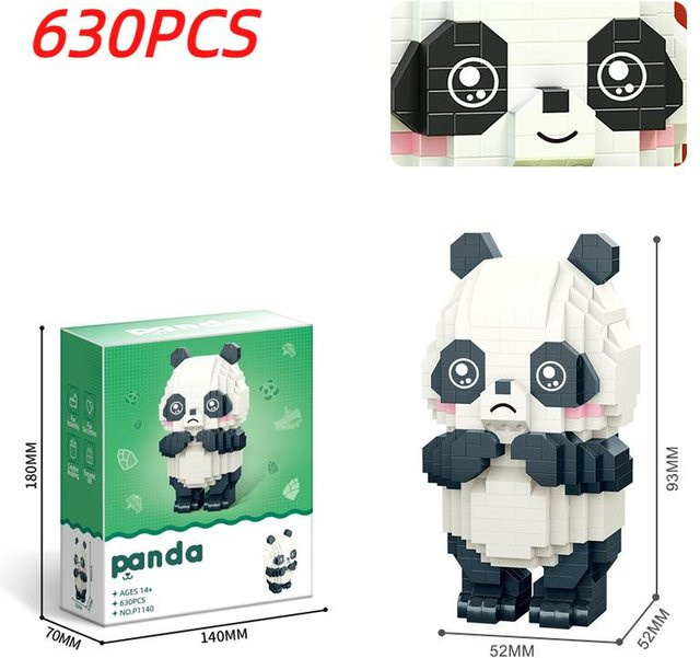 Linyi toy Panda Bausteine Spielset, Tiere, ab 3 Jahre - Bild 1