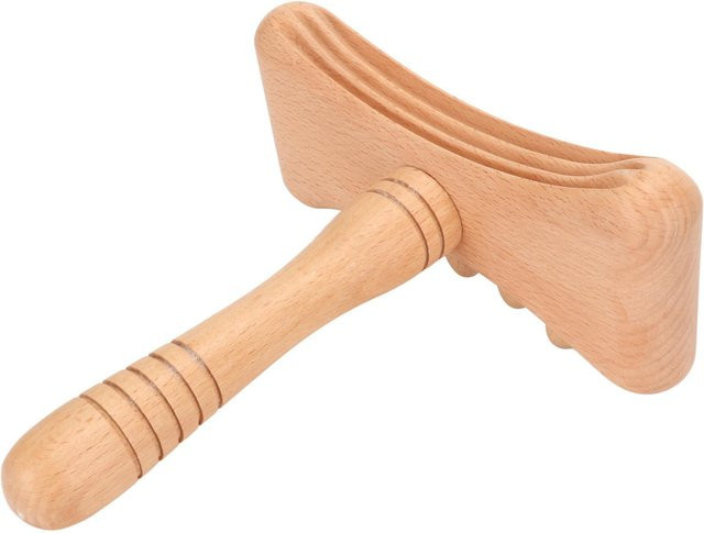 GoolRC Gua Sha Massage Werkzeug aus Holz, beige, Unisex - Bild 1