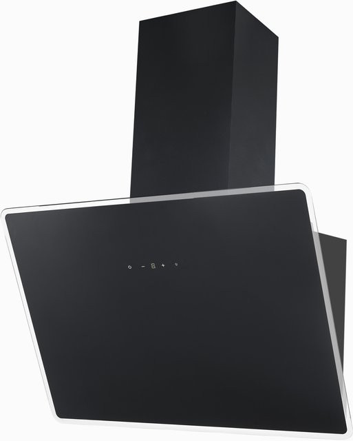 Respekta Schräghaube Lora Schwarz mit LED-Display und Timer, Energieeffizienzklasse A++ - Bild 1