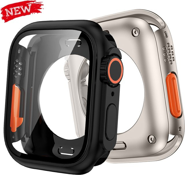 Geekthink Uhrenzubehör, Case für Apple Watch, Silikon, Titanium, Unisex - Bild 1