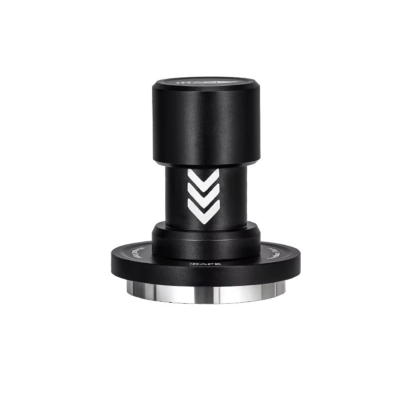 IKAPE V6 Impact Espresso Tamper in Schwarz, kalibrierte doppelte Feder für 51 mm, 54 mm und 58 mm Siebträger, Barista-Zubehör aus Edelstahl - Bild 5