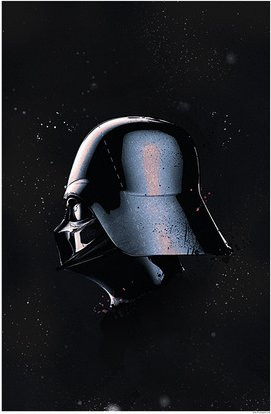 Komar Wandbild Star Wars Vader, schwarz, Breite: 50 cm, Höhe: 70 cm - Bild 3