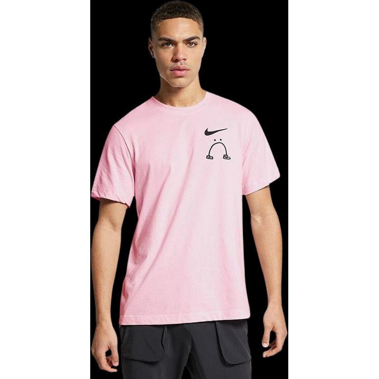 Nike T-Shirt Kurzarm, Herren, Rosa - Bild 2