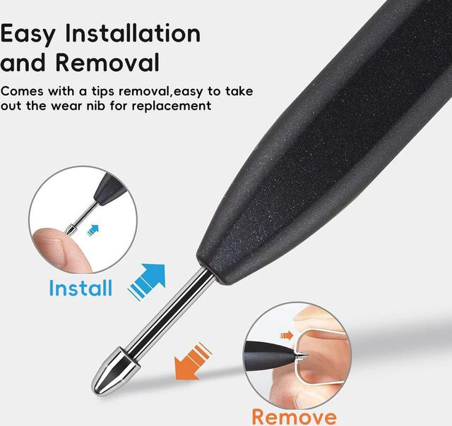 Samsung Metallspitzen für S Pen Refill in Silber, kompatibel mit Samsung Galaxy Tab S6 Lite, S7, S8, S9 sowie S22, S23 und S24 - Bild 1