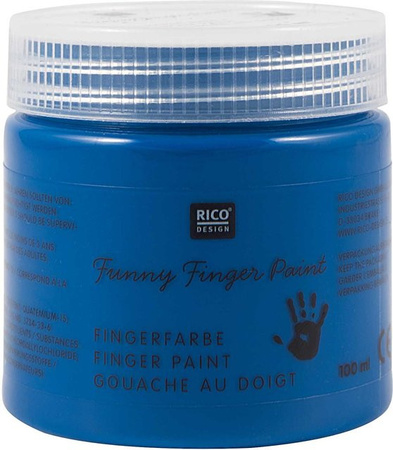 Rico Design Fingerfarbe Blau 100ml ab 3 Jahren