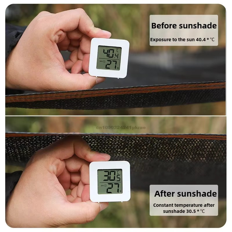 Octpress Mini LCD Digital Thermometer Hygrometer Set in Weiß aus Kunststoff zur Messung von Temperatur und Luftfeuchtigkeit im Innenraum - Bild 4