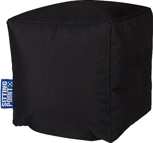 Sitting Point Hocker 60 in Schwarz mit Polyesterbezug - Bild 1