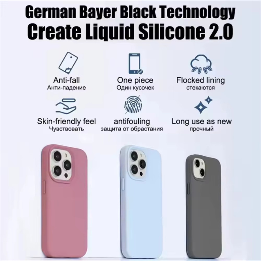 Stoßfeste Flüssigsilikon-Schutzhülle für Apple iPhone 11, 12, 13, 14, 15, 16 Pro Max in Grün - Bild 4