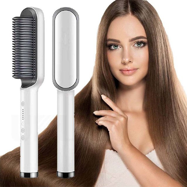 SCBWMG Keramik Haar bürste, Damen, Schwarz, Weiß - Bild 1