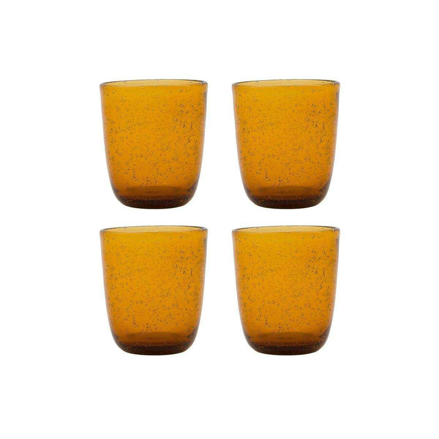 House Doctor Glas Raba amber 10 cm, 4 Stück - Bild 1