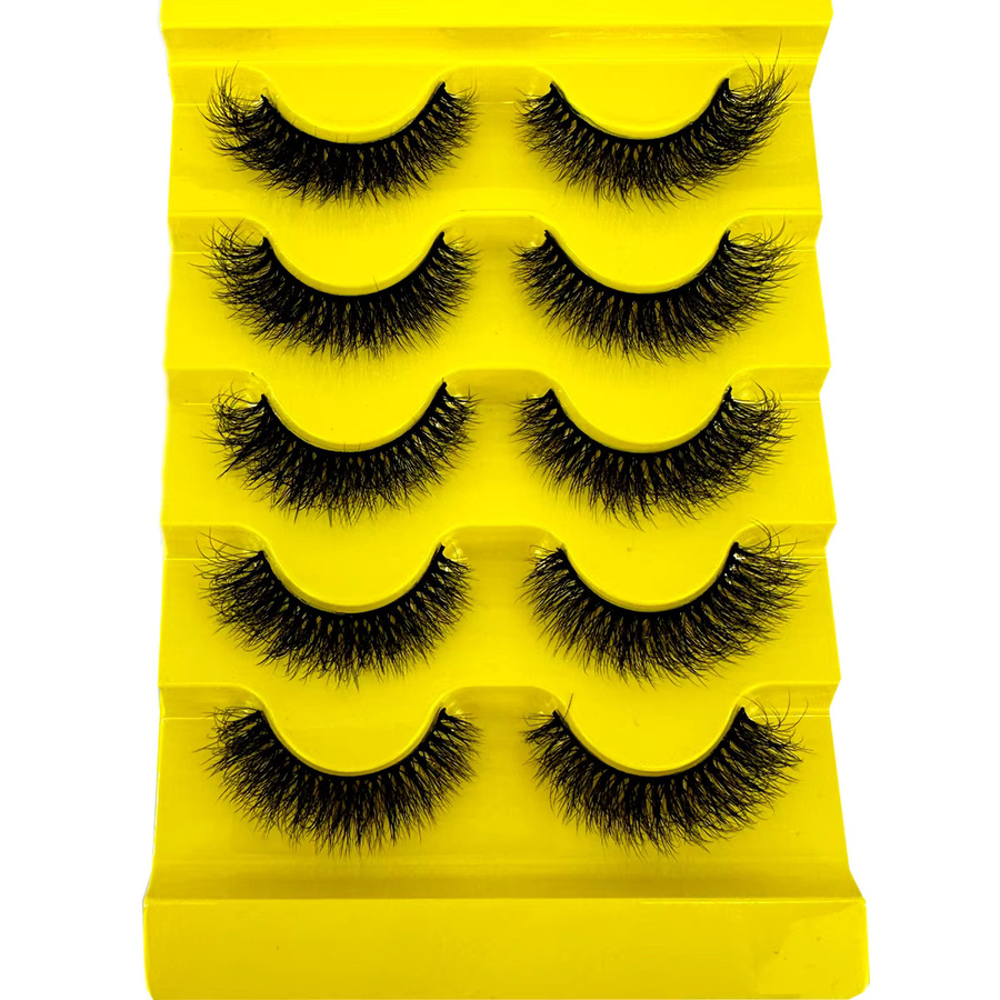 AMSDCN Künstliche Wimpern, 3D-Nerz-Look, 5 Paar - Bild 2