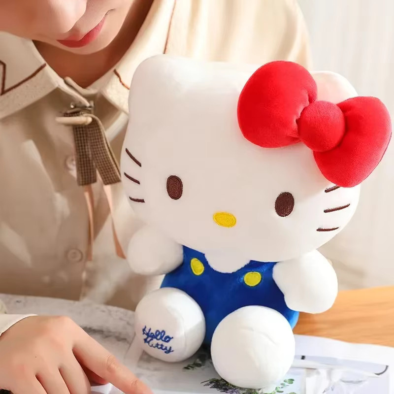 Sanrio Hello Kitty Plüschtier Weißes Kuscheltier als weiches Kissen für Mädchen - Bild 5