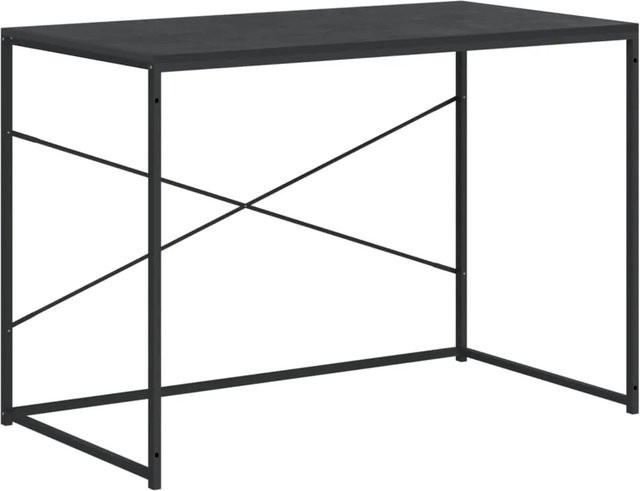 vidaXL Computertisch in Schwarz im Industrial-Design, B/T/H: 110 x 60 x 70 cm - Bild 1