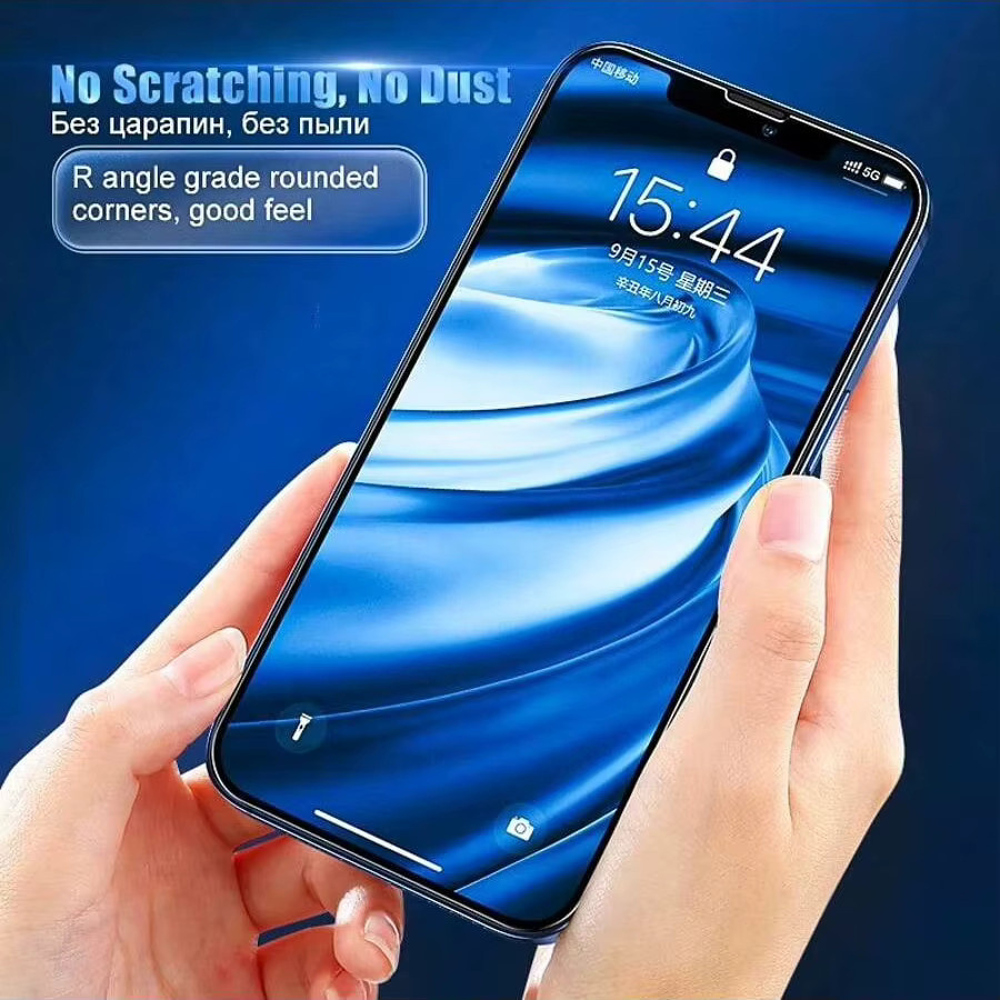 SHUSHU Panzerglas Displayschutz Transparent für iPhone 11 bis iPhone 16 Pro Max und diverse Modelle - Bild 3