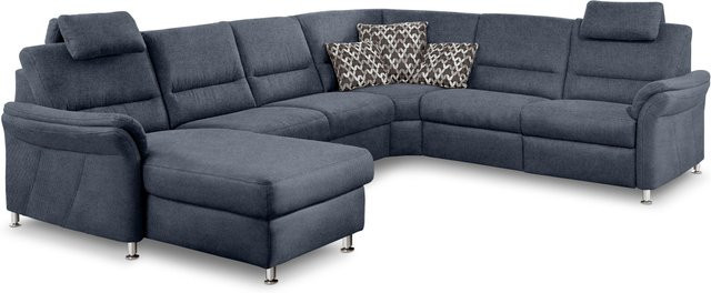 Polsterecke SYSTEMPOLSTER DAKOTA in L-Form mit Metallrahmen, Farben: Beige, Anthrazit, Grau, B/T/H: 262 x 209 x 54 cm - Bild 1
