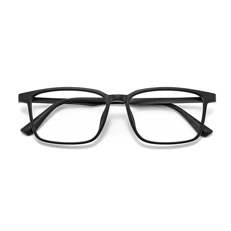 LOERHUNAR Korrektionsbrille, Vollrand, rechteckig, TR90, Unisex, black - Bild 3