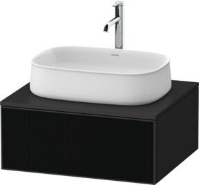 Duravit Waschtischunterschrank Zencha in Matt Glas Linien Grau B: 65 cm, T: 55 cm - Bild 1