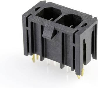 Molex Einbau-Stiftleiste Standard Schwarz mit 2 Polstellen und 7,5 mm Rastermaß - Bild 1