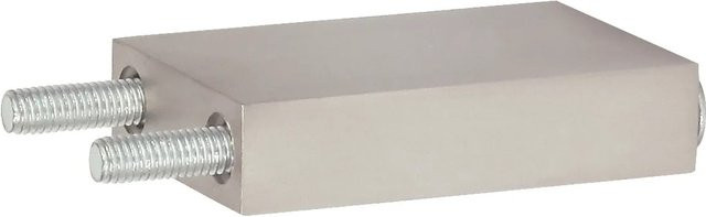 Mydeco Gardinenstangen-Trägerverlängerung Next in Edelstahl-Optik, Durchmesser: 1,6 cm - Bild 1