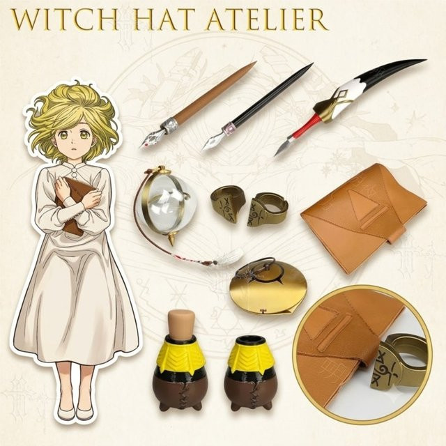 Qifrey Witch Hat Atelier Cosplay Requisiten, Set, Bunt / Mehrfarbig - Bild 1