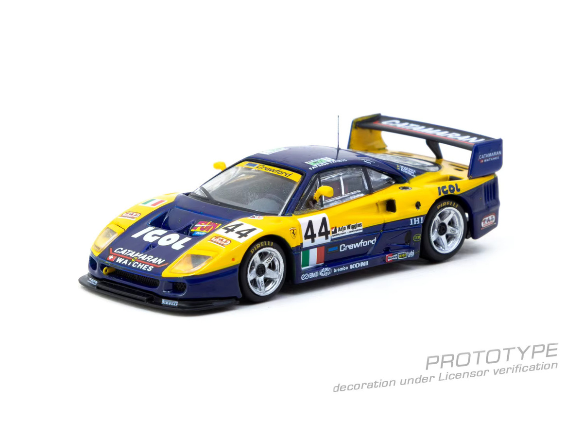 Tarmac Works Ferrari F40 GTE 24h von Le Mans 1996, Druckguss-Automodell, 1:64 - Bild 3