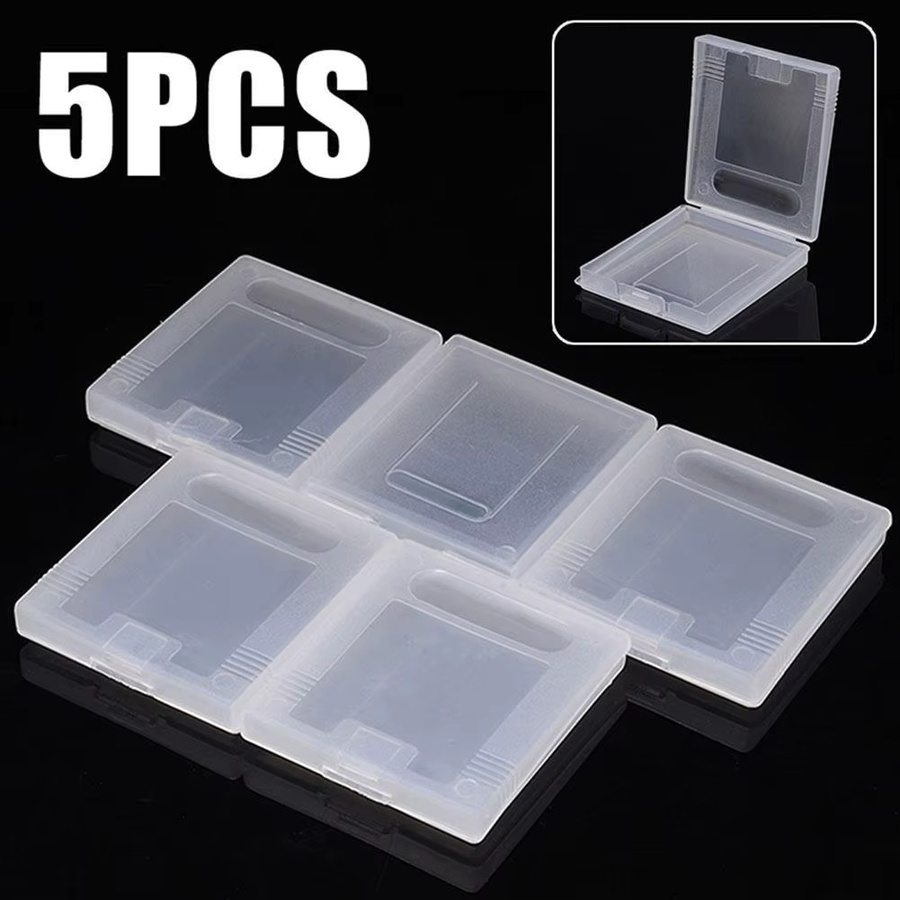 5 bis 50 Stück transparente Spielkassetten-Schutzhüllen als Staubschutz-Abdeckung und Aufbewahrungsbox für Nintendo Game Boy Color, Pocket, GBC und GBP - Bild 2