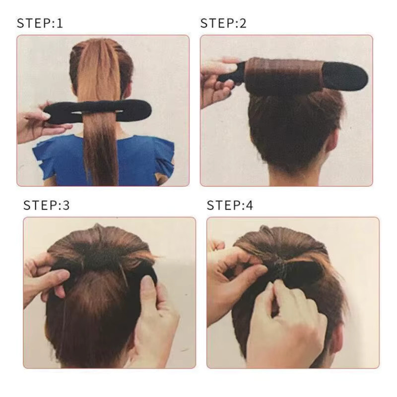 Haarknotenformer Blütenknospen-Flechtwerkzeug für Damen und Mädchen - Bild 5