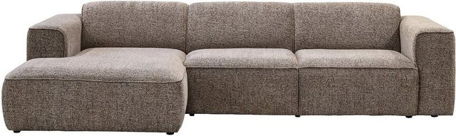Vente-unique Sofa Tejami in Taupe und Beige, L-Form, Stoff, Breite: 322 cm - Bild 1