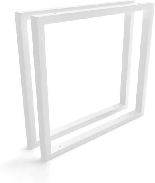 HEVVA Waschtischhalterung REUSS 2er Set Weiß Tiefe: 45 cm, Breite: 40 cm, Höhe: 40 cm - Bild 1